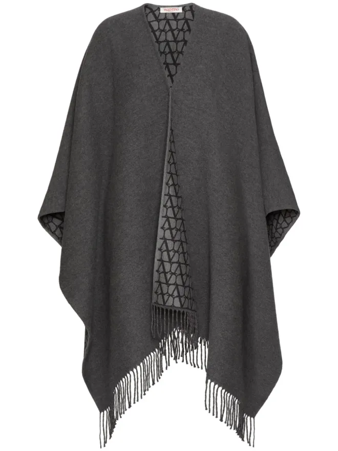 Valentino Garavani Valentino Garavani Toile Iconographe ダブルポンチョの商品画像