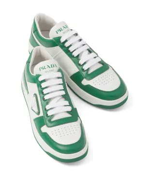 Prada ダウンタウン レザー スニーカー - ホワイト - サムネイル5
