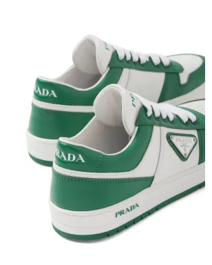 Prada ダウンタウン レザー スニーカー - ホワイト - サムネイル4