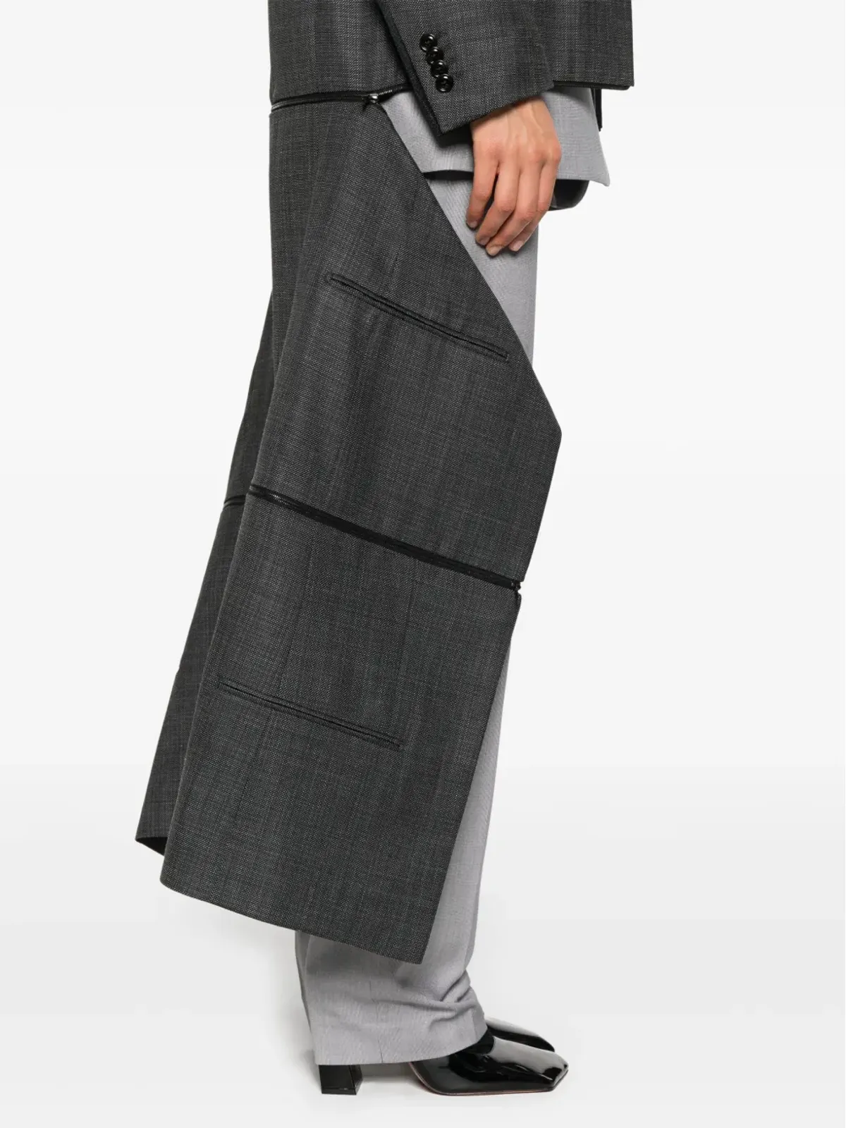 BETTTER x Zegna ノーカラーコート - 画像5