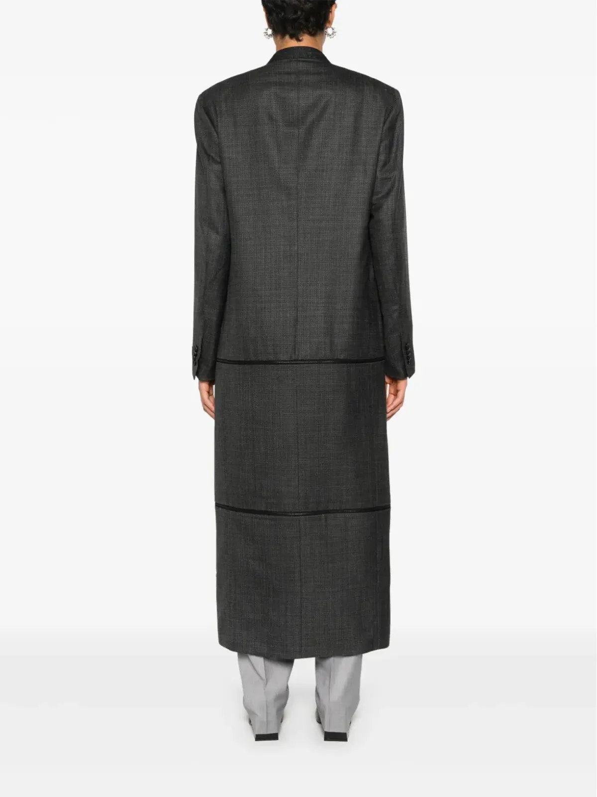 BETTTER x Zegna ノーカラーコート - 画像4