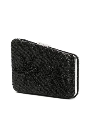 STAUD Carmella ビーズ刺繍クラッチバッグ - ブラック - サムネイル2