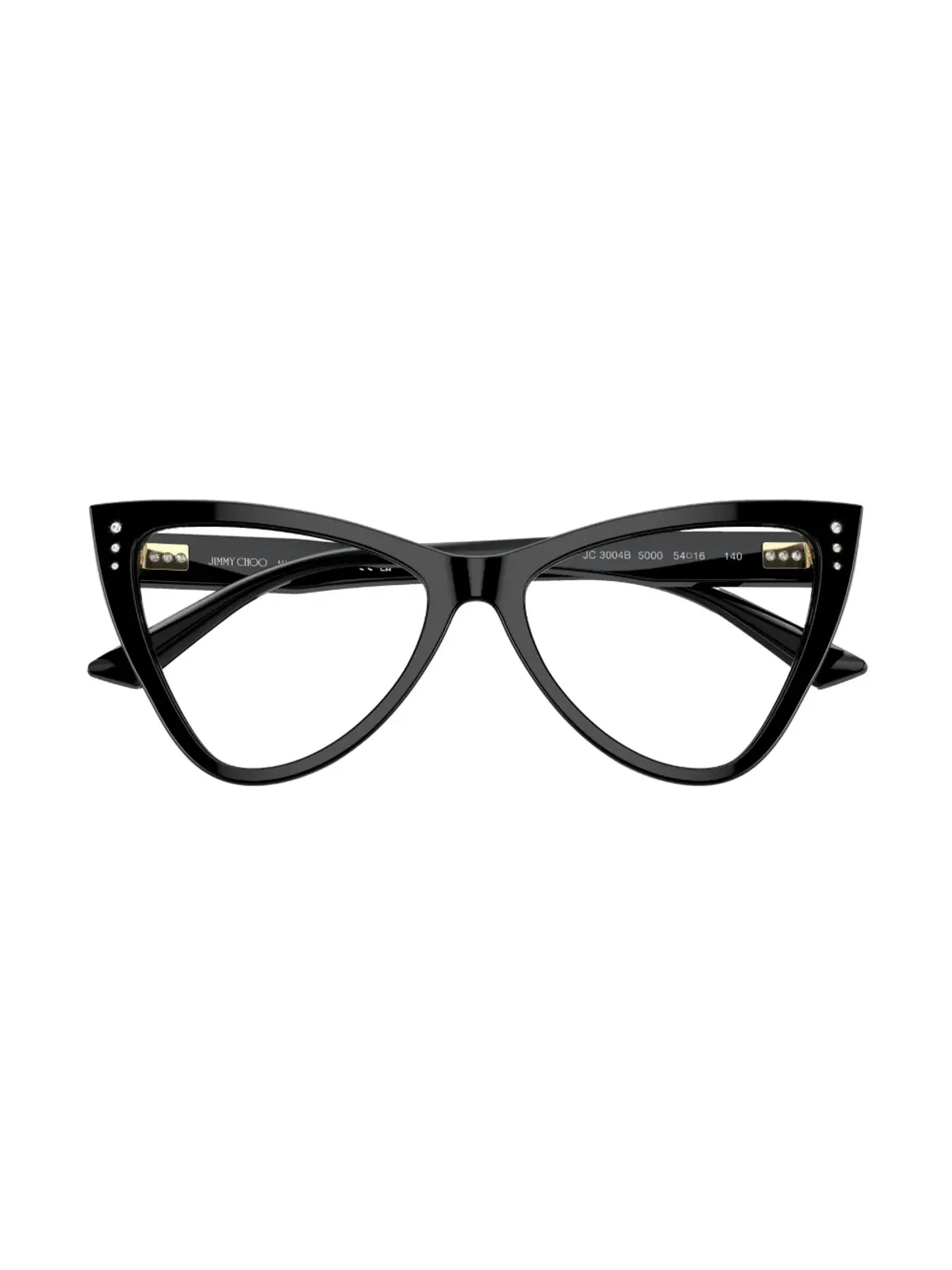 Jimmy Choo Eyewear cat-eye frame glasses - Black - 画像5