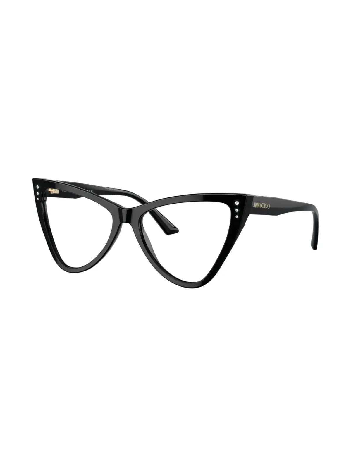 Jimmy Choo Eyewear cat-eye frame glasses - Black - 画像2