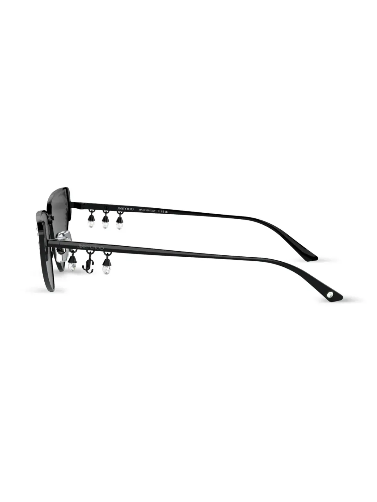 Jimmy Choo Eyewear クリスタルサングラス - 画像3