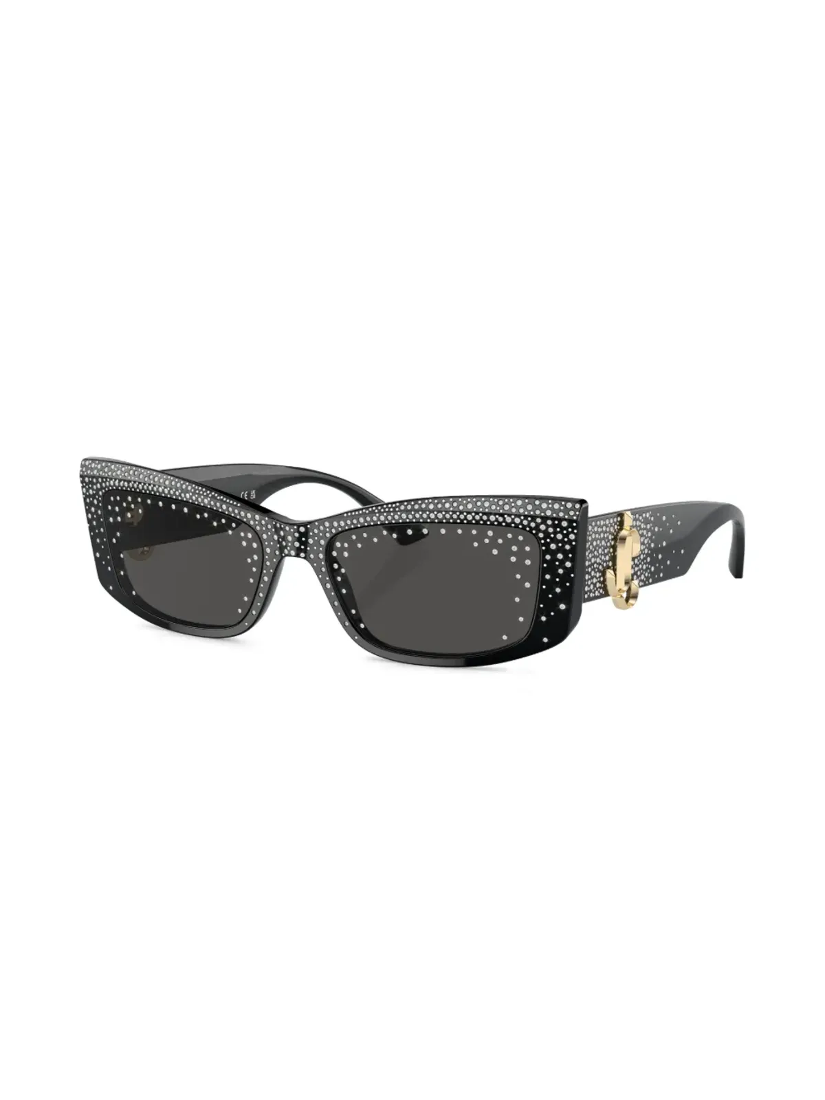 Jimmy Choo Eyewear タタム クリスタル装飾サングラス - 画像2
