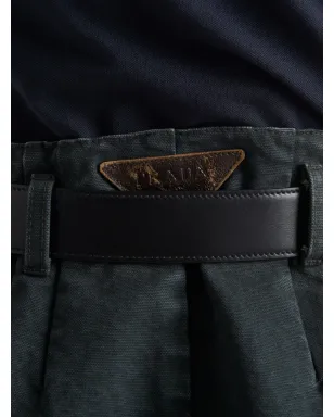 Prada A-line デニムミニスカート - グレー - サムネイル5