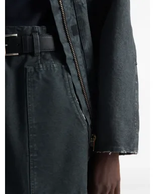 Prada A-line デニムミニスカート - グレー - サムネイル4