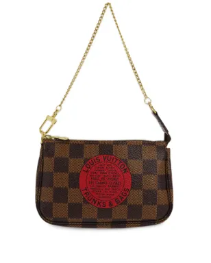 Louis Vuitton ビンテージ ミニ ポシェット・アクセソワ クラッチバッグ ブラウン - サムネイル1