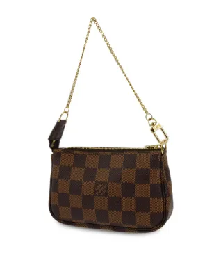 Louis Vuitton ビンテージ ミニ ポシェット・アクセソワ クラッチバッグ ブラウン - サムネイル2