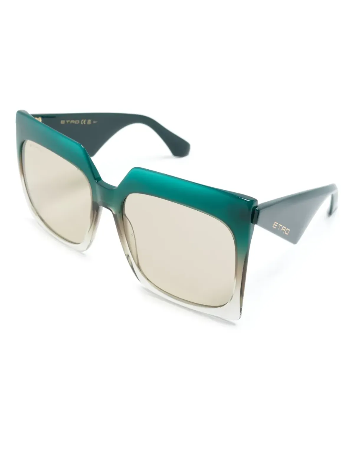 ETRO oversize square-frame sunglasses - 画像2