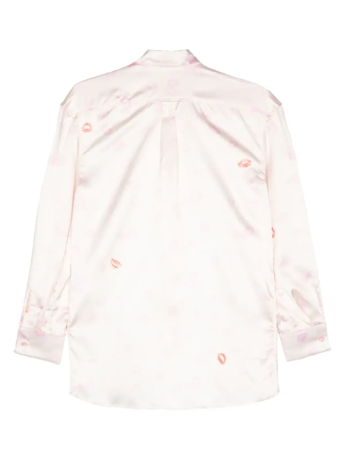 Sonia Rykiel リップスティック柄サテンシャツ - 画像2