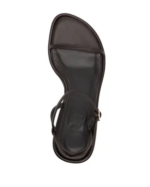 Souliers Martinez Ivone レザーサンダル（ブラウン） - サムネイル4