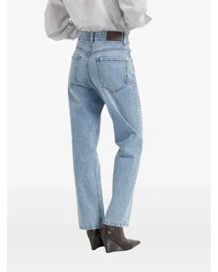 Brunello Cucinelli ストレートレッグデニムジーンズ ブルー - サムネイル4