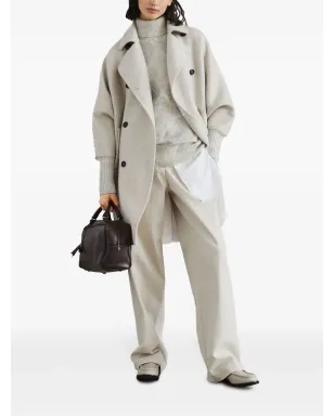 Brunello Cucinelli スパンコール付き タートルネック セーター - ホワイト - サムネイル2