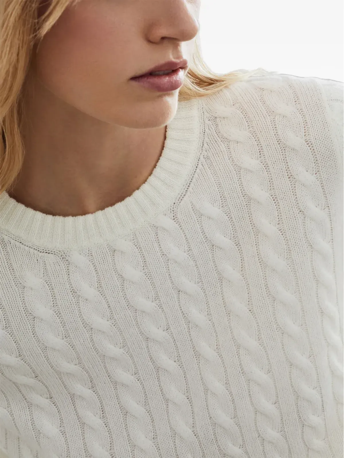 Brunello Cucinelli ケーブルニット カシミア トップス - 画像5
