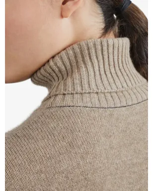 Brunello Cucinelli カシミヤ ミディドレス ブラウン - サムネイル5
