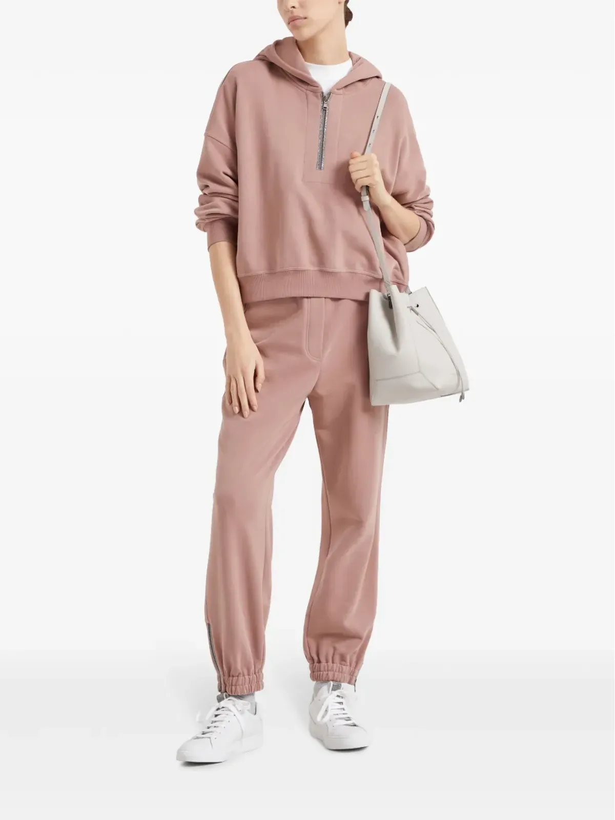 Brunello Cucinelli ビーズ装飾のコットンTシャツ - 画像2
