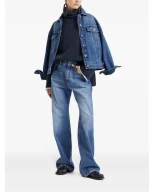 Brunello Cucinelli モニリチェーン ポプリン生地 シャツ - サムネイル2