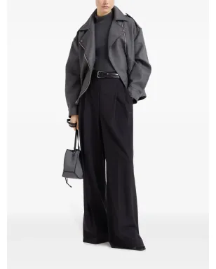 Brunello Cucinelli ハイネックリブニットTシャツ - ブラック - サムネイル2