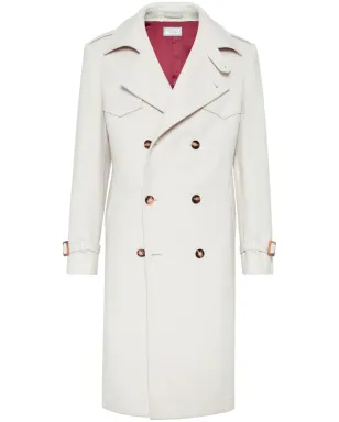 Brunello Cucinelli ロング ダブルブレスト コート - サムネイル1