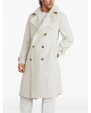 Brunello Cucinelli ロング ダブルブレスト コート - サムネイル2