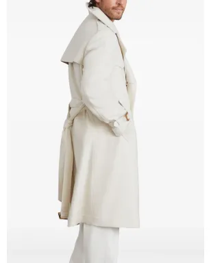 Brunello Cucinelli ロング ダブルブレスト コート - サムネイル3