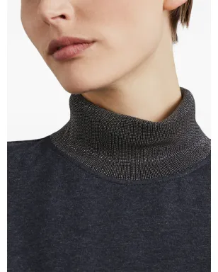 Brunello Cucinelli チェーンリンクディテールドレス ブラック - サムネイル5