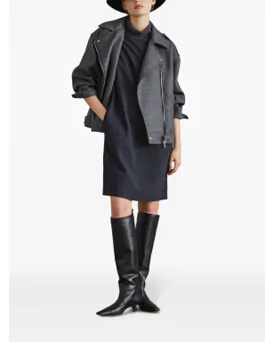 Brunello Cucinelli チェーンリンクディテールドレス ブラック - サムネイル2