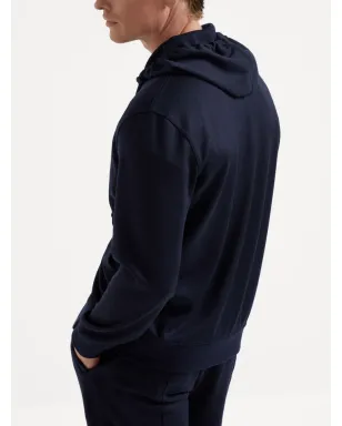 Brunello Cucinelli ニットフーディー ブルー - サムネイル4
