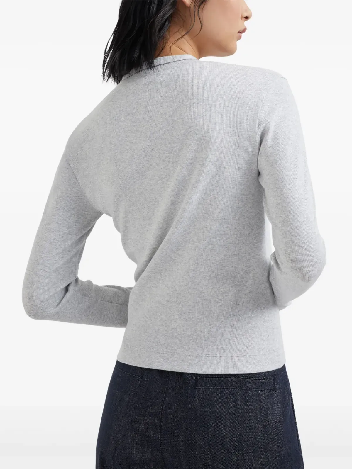 Brunello Cucinelli リブジャージートップ - 画像4