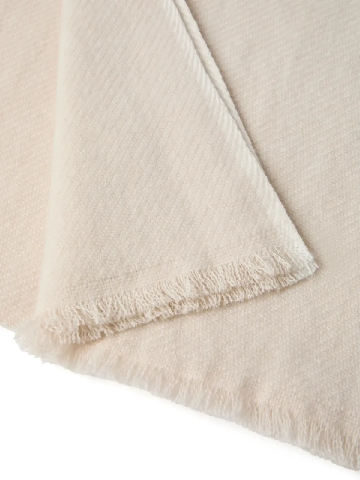 Brunello Cucinelli カシミア斜めストライプ柄スカーフ - ニュートラルカラー - 画像4