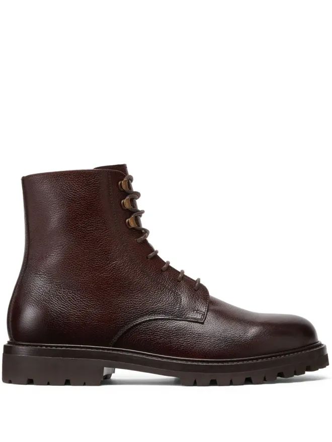 Brunello Cucinelli Brunello Cucinelli レザー アンクルブーツの商品画像
