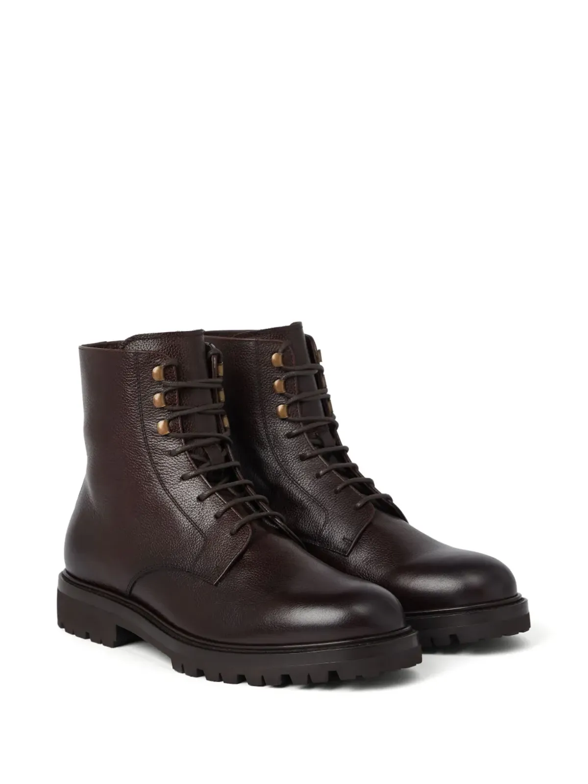 Brunello Cucinelli レザー アンクルブーツ - 画像2