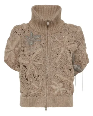 Brunello Cucinelli カシミア カーディガン ブラウン - サムネイル1