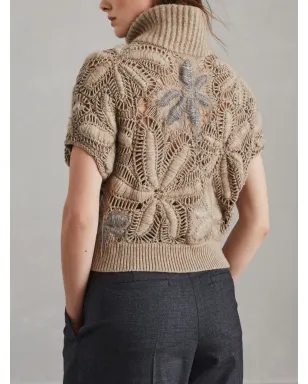 Brunello Cucinelli カシミア カーディガン ブラウン - サムネイル4