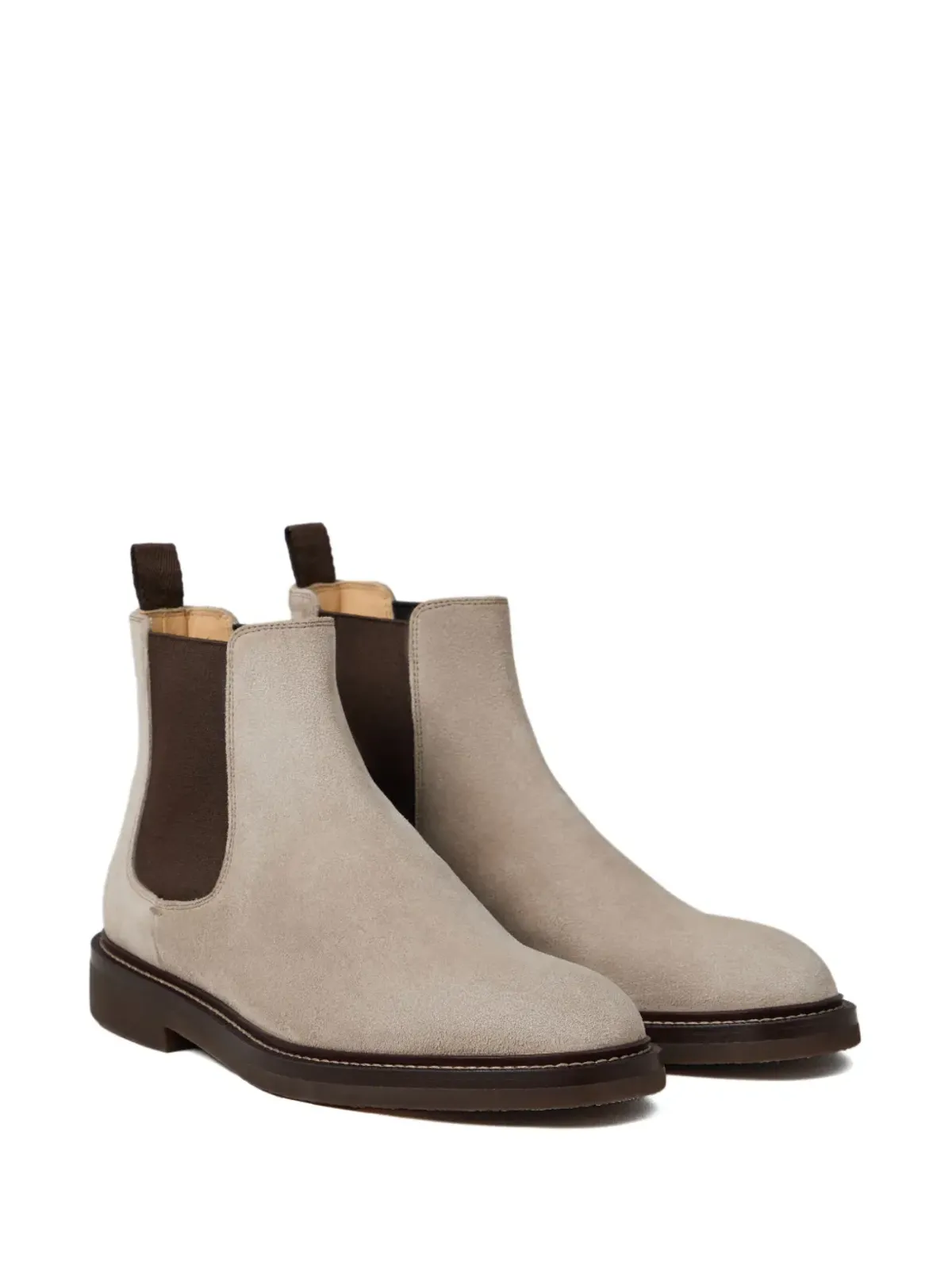 Brunello Cucinelli スエード アンクルブーツ - ニュートラルカラー - 画像2