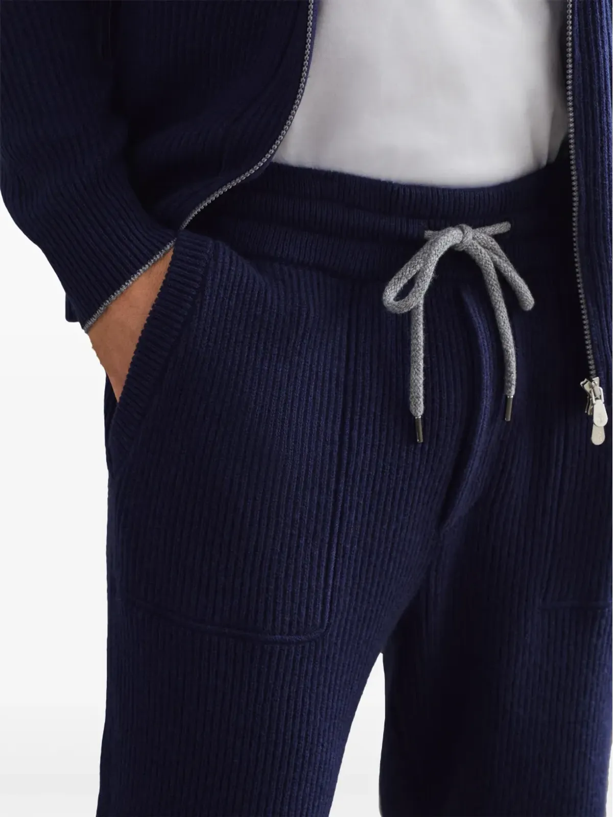 Brunello Cucinelli カシミア トラックパンツ - 画像5