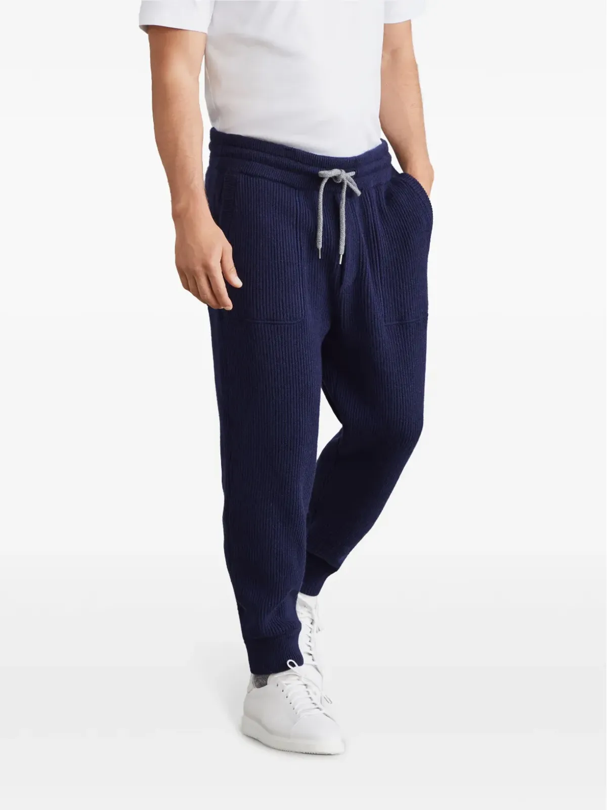 Brunello Cucinelli カシミア トラックパンツ - 画像3