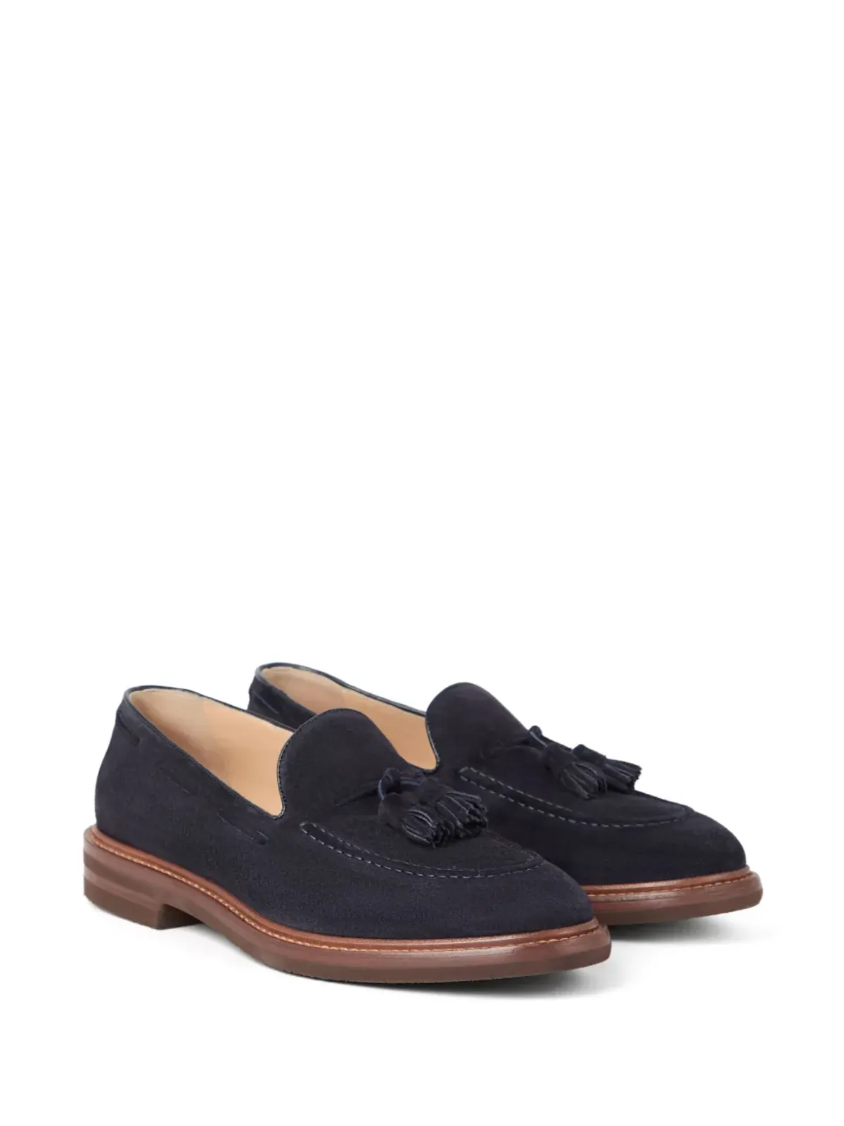 Brunello Cucinelli タッセルディテール ローファー - 画像2