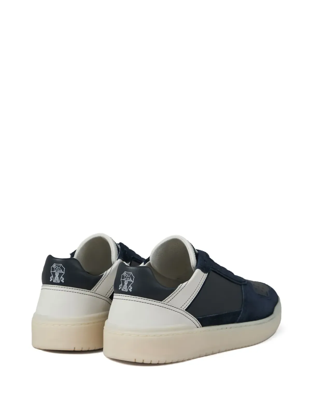 Brunello Cucinelli パネルドレザー スニーカー - 画像3