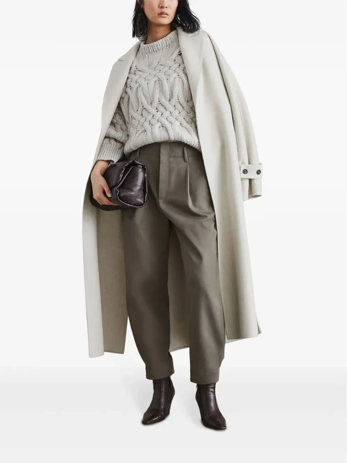 Brunello Cucinelli モニリディテール テーラードパンツ - グリーン - 画像2