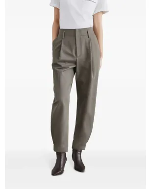 Brunello Cucinelli モニリディテール テーラードパンツ - グリーン - サムネイル3