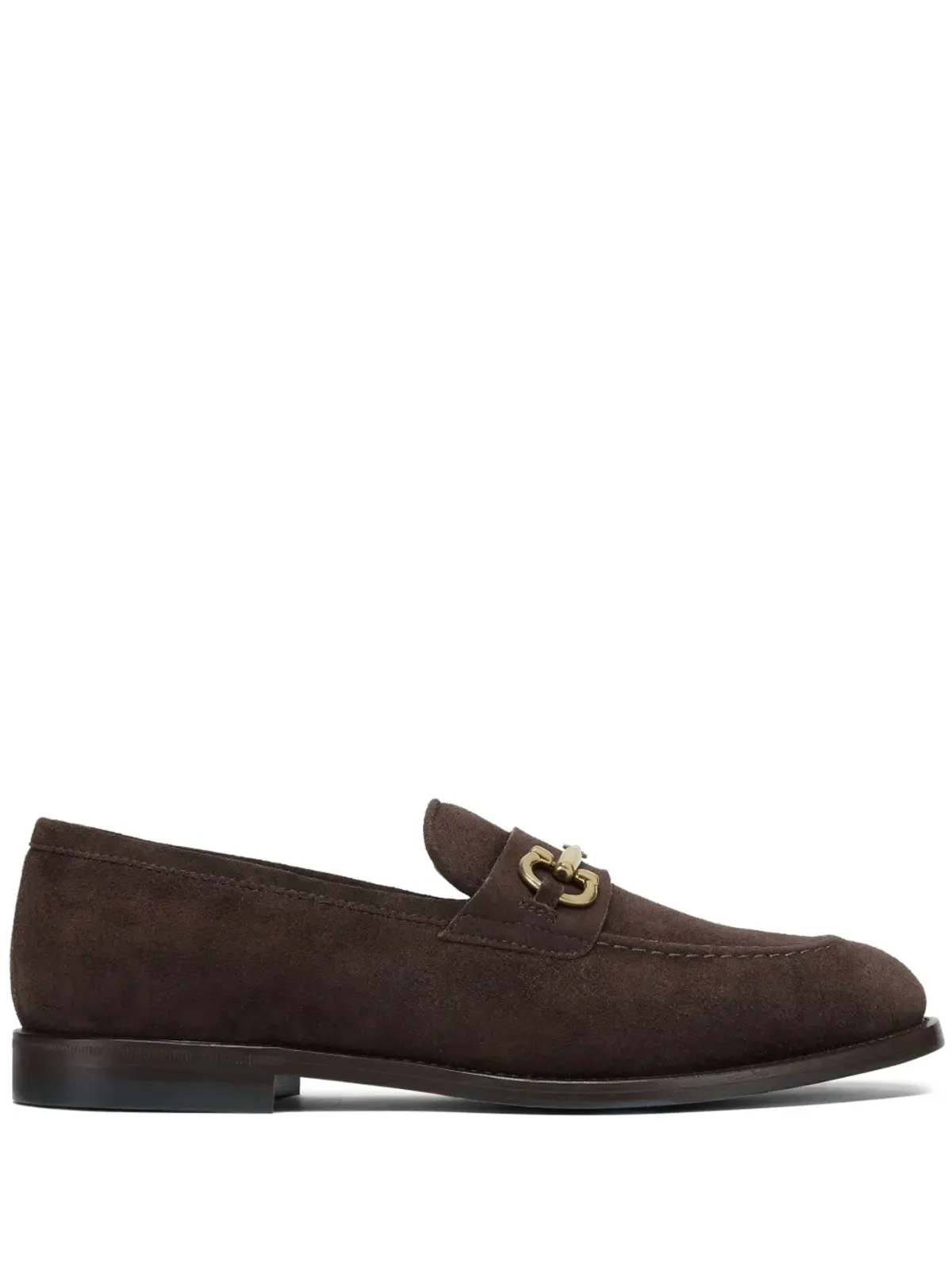 Brunello Cucinelli レザー ローファー ブラウン - 画像1