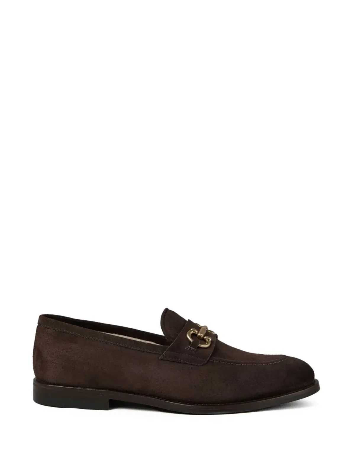 Brunello Cucinelli レザー ローファー ブラウン - 画像5