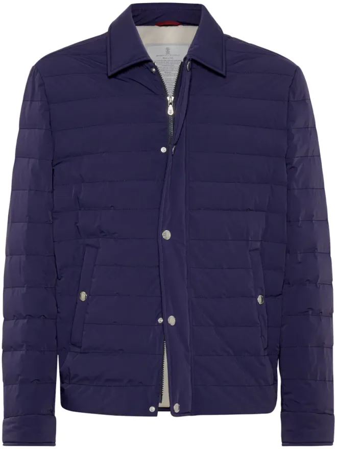 Brunello Cucinelli Brunello Cucinelli キルテッド長袖シャツジャケットの商品画像