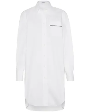 Brunello Cucinelli モニリディテール ロングスリーブシャツ - ホワイト - サムネイル1