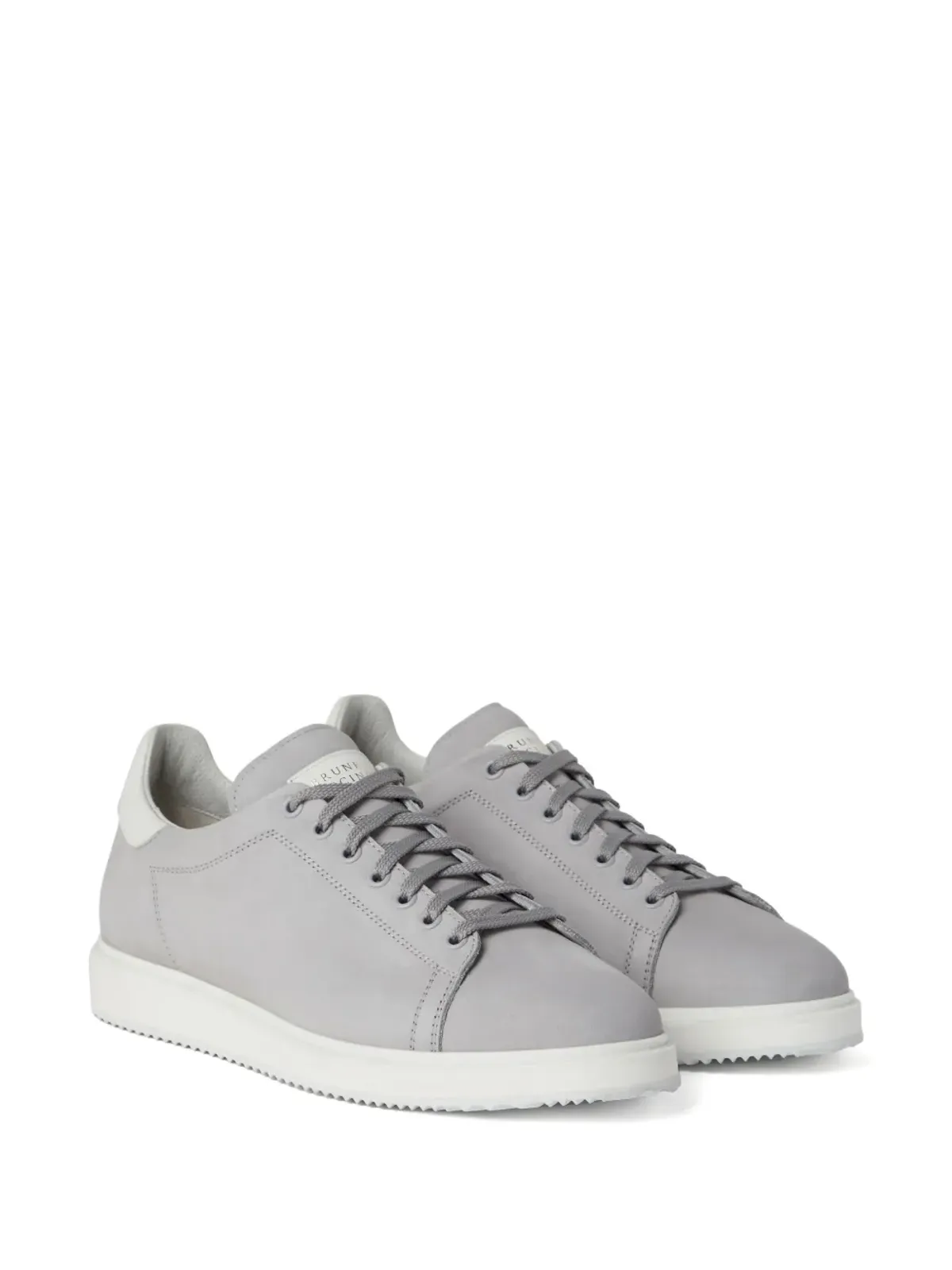 Brunello Cucinelli レザー スニーカー - グレー - 画像2