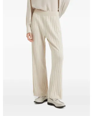 Brunello Cucinelli カシミアリブニットパンツ - サムネイル3