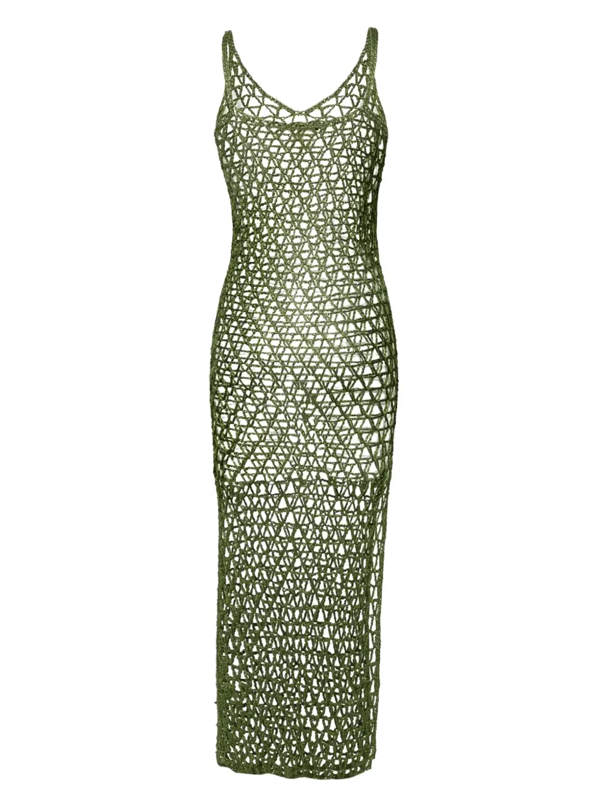 PARAMIDONNA Gigi crochet silk dress - 画像2